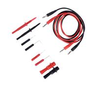 Garosa Kit de Cables de Prueba para Multímetro, Material de Silicona, Diseño Antideslizante, Juego de Sondas Eléctricas para Necesidades de Prueba de Multímetro de 2 Mm