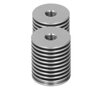 Garosa Kit de Disipador Térmico para Impresora 3D, Enfriador de Aluminio con Mecanizado CNC, Disipador Térmico Hotend de Alto Rendimiento de 22 Mm para Impresoras 3D y Modelos como V6