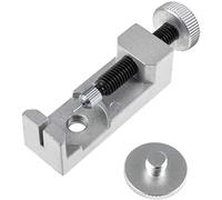 Garosa Kit de Eliminación de Eslabones de Reloj, Juego de Herramientas de Metal para Ajuste de Correa con 3 Agujas, Entusiastas de los Relojes y Proyectos de Bricolaje (Silver)
