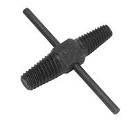 Garosa Kit de Extractor de Tornillos Rotos Extractor de Pernos Dañados de Acero Al Cromo Vanadio 2 Cabezales de Doble Uso para Reparación de Tuberías de Grifo de 1 2 Pulgadas 3 4 Pulgadas para