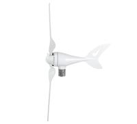 Garosa Kit de Generador Eólico, Aleación de Aluminio con Rotor de Imán Permanente, Fuente de Alimentación de 100 W para Alumbrado Público y Uso Doméstico (DC12V)