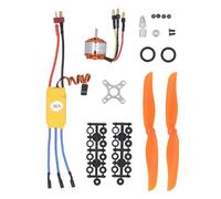 Garosa Kit de Hélice ESC de Motor RC, 2212 6T 2200KV Motor sin Escobillas 30A ESC Kit de Accesorios con Aleación de Acero de Primera Calidad para Helicóptero RC Avión Quadcopter
