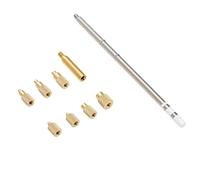 Garosa Kit de Insertos de Juego de Calor Insertos de Tuercas Moleteadas de Latón Dos Cabezales Calefactores Especializados Prensas Térmicas Portátiles Moleteados de Latón para