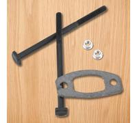 Garosa Kit de Junta de Silenciador con Pernos y Tuercas para Motosierra 50, 51, 55 Rancher, Metal, 5.3x2.5cm