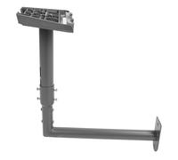 Garosa Kit de Montaje en Techo de Acero Inoxidable para Satélite V3, Montaje en Pared con Adaptador de Poste para Kit de Internet Gen 3, Instalación Estable Resistente a la Intemperie para Concreto