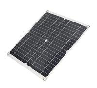 Garosa Kit de Panel Solar, Kit de EnergíA de Panel Solar Flexible Monocristalino de 25 W 15 V con Controlador de 100 A, Salida USB CC, Protección Inteligente para RV Fuera de la Red, Barco, Camping