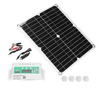 Garosa Kit de Panel Solar, Silicio Monocristalino, Alta Tasa de Conversión, Controlador de Carga Solar de 40 W para Camping y Uso Al Aire Libre