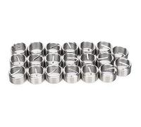 Garosa Kit de Reparación de Roscas M12 x 1,25, 20 Piezas, Acero Inoxidable SUS304, Insertos de Hilo de Alambre para Reparaciones Automotrices