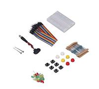 Garosa Kit Electrónico Surtido de Componentes Iniciales de PCB con Placa de Pruebas de 400 Orificios para Placa de Desarrollo R3 para Estudiantes Principiantes y Práctica de Programación