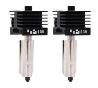 Garosa Kit Hotend de Acero Endurecido para Impresoras 3D Lab, Boquilla Duradera de 0,8 Mm, Disipación de Calor Eficiente, Incluye 4 Fundas de Silicona, Juego de Repuesto