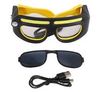 Garosa Lámpara de Gafas LED Recargable de Doble Haz con Sensor de Movimiento 5 Modos de Iluminación Faro Portátil para Correr Al Aire Libre Camping Pesca Ciclismo Senderismo