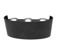 Garosa Lámpara de Pared Decorativa, Apliques de Pared LED, Luces Decorativas de Concha Negra, Lámparas de Pared con Acabado de Aluminio, Luz Cálida de 3000 K, Accesorio con Apliques de