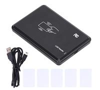 Garosa Lector de Tarjetas USB CAC de 13,56 MHz, de Control de Acceso Inteligente con Zumbador LED de 15cm de Largo Alcance para el Hogar, Oficina,