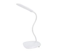 Garosa LED Lámpara de escritorio lámpara de mesa con luz dimmable Bar lámpara de oficina con USB iluminación 3 niveles de intensidad control táctil cuello de cisne flexible