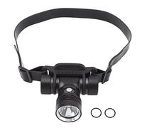 Garosa Linterna Frontal de Buceo 8000LM 3 Modos Aleación de Aluminio Anfibio IPX8 Luz Amarilla Impermeable 100m Linterna de Natación Subacuática para Pesca Deportes Submarinos