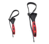 Garosa Llave de Correa, Juego de Llaves de Correa de Goma Ajustables de 4 y 6 Pulgadas con Antideslizante para Reparación de Tuberías de Grifo de Cocina, Ducha y cabezal.