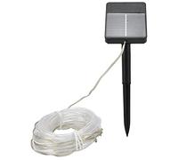 Garosa Luces de cuerda solares, 50LED 7M Luces de cuerda LED con energía solar Luces de cuerda impermeables al aire libre para patio, jardín, fiesta, boda(Luz blanca cálida),luz solar