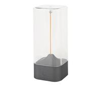 Garosa Luz de Filamento Magnético, Lámpara de Escritorio LED Recargable Minimalista con Control Táctil y Ambiente para Uso Junto a la Cama (GREY)