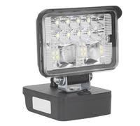 Garosa Luz de Trabajo LED Lámpara de Trabajo Inalámbrica ABS de 11 a 15 W 1000 a 1200 Lm para Series Batería de 18 V Uso en Reparación de Talleres de Garaje
