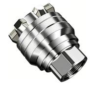 Garosa Manga de Llave de Tubo Universal Manga de Llave de Tubo Ajustable Acero de Aleación Fijación Segura Soporta Alto par 3/8 a 3/4 Pulgadas 10 a 19 Mm para Reparación de (Cabeza hueca universal