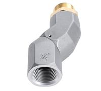 Garosa Manguera de Giratoria, Rosca NPT de 3/4 Pulgadas, Conector Giratorio 360 de Aleación de Zinc con Diseño Antifugas, para Gasolineras, Granjas, Casas, Reparación de Automóviles,