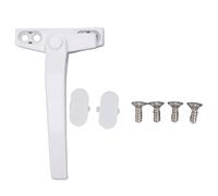 Garosa Manija de Cerradura de Ventana de Aleación de Aluminio, Reemplazo de Marco Resistente a Prueba de Herrumbre con Mecanismo de Bloqueo, para Puertas Corredizas de Ventanas de