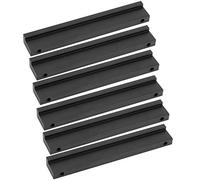 Garosa Manija en Forma de T Tirador de Gabinete de Aleación de Aluminio Manija de Cajón de Puerta de Gabinete de Cocina de 64 Mm 6 Juegos Fácil de Instalar con Destornillador de Cabeza Cruzada para