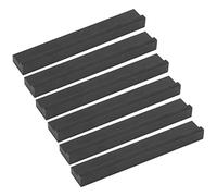 Garosa Manija en Forma de T Tirador de Gabinete de Aleación de Aluminio Manija de Cajón de Puerta de Gabinete de Cocina de 64 Mm 6 Juegos Fácil de Instalar con Destornillador de Cabeza Cruzada para