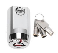 Garosa Mecanismo de Bloqueo de Empuje de Llave Tubular con Cerradura de Cilindro de Puerta Enrollable de Alta Resistencia con 3 Llaves de Aleación de Aluminio para Unidad de