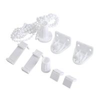 Garosa Mecanismo Para Estor Enrollable, Rodillo Ciego con Embrague Y Soporte Lateral, Kit de Accesorios Para Reparación de Cortinas Y Persianas Enrollables Para Ventanas, 17 Mm