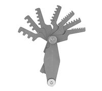 Garosa Medidor de Rosca, Herramienta de Medición de Paso de Acero Al Carbono para Usuarios de Rosca en T de 29 Grados y en T de 30 Grados (Plantilla de hilo en forma de de 29 .)