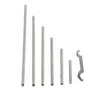 Garosa Medidor Micrométrico de Profundidad Digital, Rango de 0 a 6 Pulgadas, Resolución de 0,01 Mm, 5 Varillas Intercambiables, Ideal para Medición de Precisión y Trabajo de Metales (0-150 mm 6