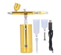 Garosa Mini Kit de Aerógrafo Ajustable 8-9psi 7-7.5lpm Batería Recargable 700mAh 1 Hora Tiempo de Ejecución para Pintura Modelo Decoración de Pastel de Uñas