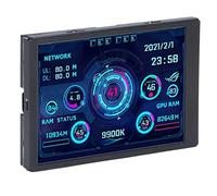 Garosa Mini Pantalla USB de 3,5 Pulgadas, Interfaz IPS Tipo C, Pantalla Grande V2 con Resolución de 320x480, Plug and Play para Carcasa Itx (versión Premium)