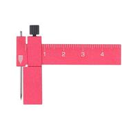 Garosa Modelo Trazador Paralelo Equidistante, Herramienta de Grabado Isométrico Ajustable con Base de Aleación de Aluminio para Marcado Preciso en Metal Madera Plástico (#12)