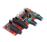 Garosa Módulo Amplificador de Reverberación, Módulo Amplificador de Micrófono Digital PT2399 Tablero de Reverberación de Audio de Karaoke DC1224V NE5532 Alto, Multipropósito