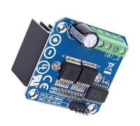Garosa Módulo Controlador de Motor Dual Puente H de Alta Potencia 43A con Protección Térmica PWM 25kHz para Robot de Automóvil Inteligente