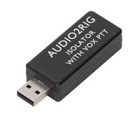Garosa Módulo de Aislamiento USB Aislador de Audio de 3,5 Mm a USB con Control PTT Adaptador de Sonido Aislado ópticamente para Radio PC