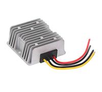 Garosa Módulo de Aumento de Voltaje, Aleación de Aluminio, Convertidor Elevador de 12 V A 24 V, Salida de 12 A para Energía Solar y Camiones de Servicio Pesado