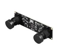 Garosa Módulo de Cámara USB de Doble Lente, Módulo de Cámara USB de Doble Lente Sincronizado de 4MP Mini Placa de Cámara USB Dual 1080P 3D VR Medición de Distancia 72, Cámaras Web