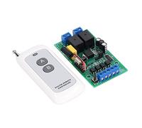 Garosa Módulo de Control Remoto Controlador de Motor Inalámbrico DC 6V a 40V 5A CW CCW Relé de Rotación Entrada de bajo Nivel para Control de Motor de Bomba de Puerta Uso en Taller en el Hogar