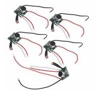 Garosa Módulo de Interruptor de Control de Sonido de 5 Piezas S330 Control de Luz DC 3V-30V con Fotorresistencia Sensible Activación de 20dB para Motor de Alarma de Luz Solar