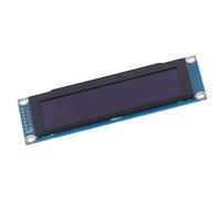 Garosa Módulo de Pantalla de 3,12 Pulgadas, Placa de Pantalla LCD SSD1322 de Vista Panorámica de Alto Contraste de 256x64 con SPI Paralelo de 8 Bits 6800 8080 para Sistemas Integrados (WHITE)