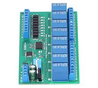 Garosa Módulo de relé, Controlador de relé de 8 Entradas y 8 Salidas de Montaje en Carril DIN con Múltiples Modos para Automatización Industrial