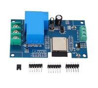 Garosa Módulo de relé WiFi WROOM 32E, Placa de Desarrollo de relé de un Canal Flash 4MB 30A con Fuente de Alimentación DC7 60V 5V, para Código IDF y Control IoT