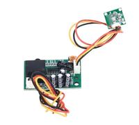 Garosa Módulo de Sensor de Movimiento PIR de 12V Salida de relé Piroeléctrico Infrarrojo Rango de Detección de 120 Grados 3-5M para Control Automático de Luz