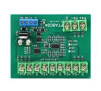Garosa Módulo de Sensor de Temperatura Placa de Sensor de Temperatura 4 Canales PT100 Entrada RTD DC12V 9600 Baud B500 Rango 40 a 932F para Adquisición de Industrial (A0 DC12V)