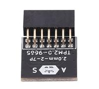 Garosa Módulo TPM 2.0 LPC Placa de Seguridad de 14 Pines Cifrado Arranque Seguro Compatible con Placas Base