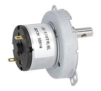 Garosa Motor con Engranaje Helicoidal en Miniatura DC12V 50RPM Caja de Engranajes de Cobre Autoblocante Eje de Salida Ultracorto Reversible con bajo Nivel de Ruido Tamaño Pequeño para