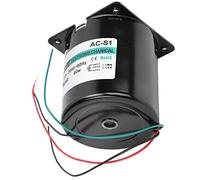 Garosa Motor Síncrono de CA XD80KTYZ 60W Máquina CNC de Motor Lento de Imán Permanente con Todos los Engranajes Metálicos para Micromaquinaria (15 rpm/min AC220V)